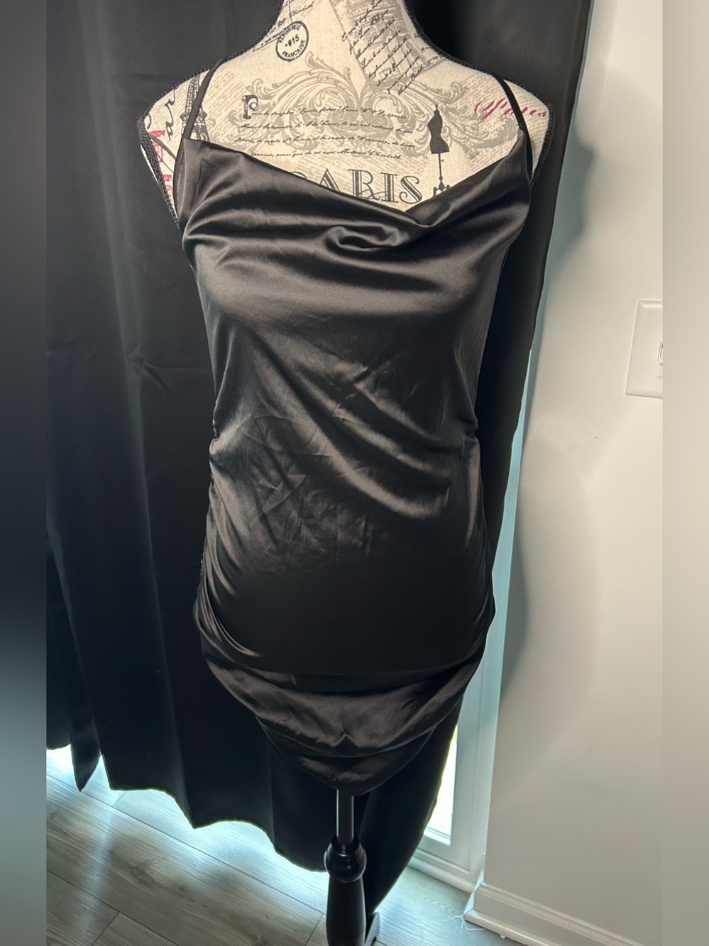 Women’s Black Mini Party Dress (MPetite)